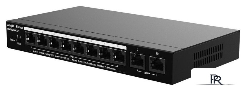 Настраиваемый коммутатор Ruijie Networks RG-ES210GC-LP - Изображение №4 — Интернет-магазин ПроЗаказ