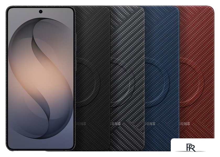 Чехол для телефона Samsung Carbon Magnet Case для Samsung Galaxy S26 Ultra (темно-серый) - Изображение №6 — Интернет-магазин ПроЗаказ
