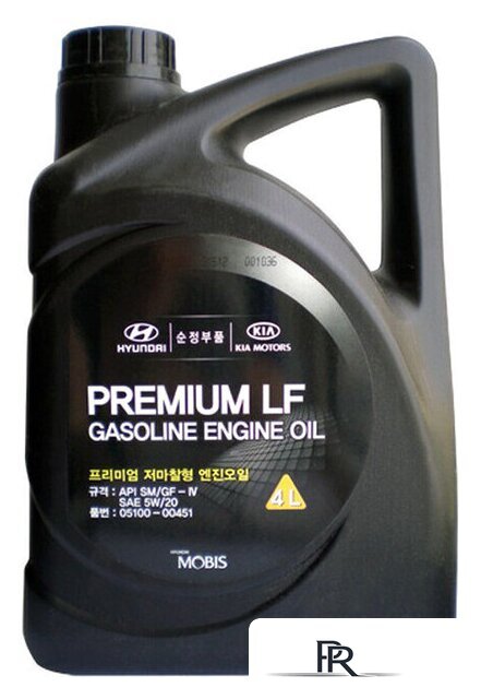 Моторное масло Hyundai/KIA Premium LF Gasoline 5W20 0510000451 4л - Изображение №1 — Интернет-магазин ПроЗаказ
