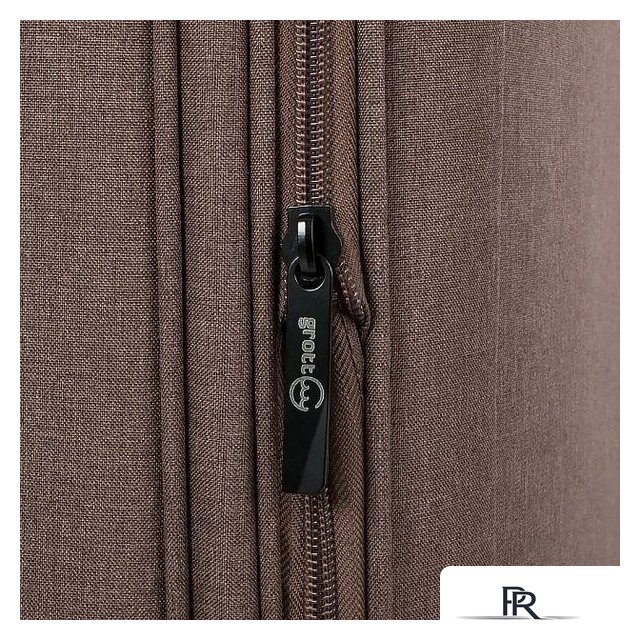 Чемодан-спиннер Grott 338-1001/3-20 (коричневый) - Изображение №10 — Интернет-магазин ПроЗаказ