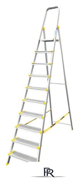 Лестница-стремянка Алюмет АS 710 (10 ступеней) - Изображение №1 — Интернет-магазин ПроЗаказ