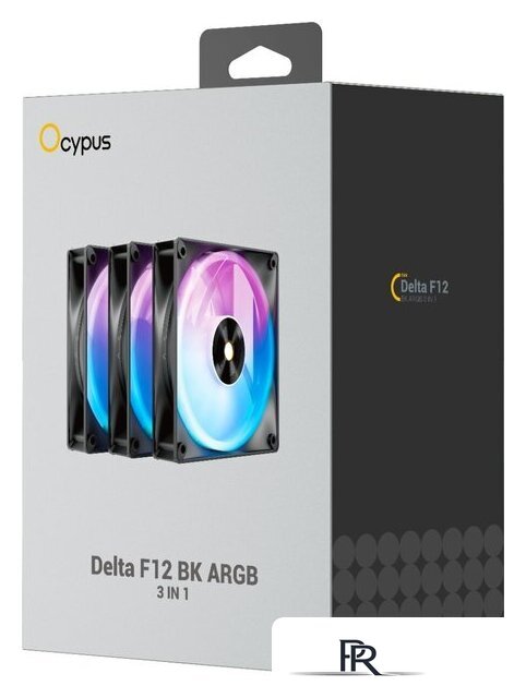Комплект вентиляторов для корпуса Ocypus Delta F12 BK ARGB 3IN1 - Изображение №7 — Интернет-магазин ПроЗаказ