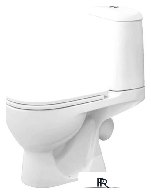 Унитаз напольный Sanita Luxe Max Comfort WC.CC/Max/2-DM/WHT.G/S1 (с сиденьем) - Изображение №1 — Интернет-магазин ПроЗаказ