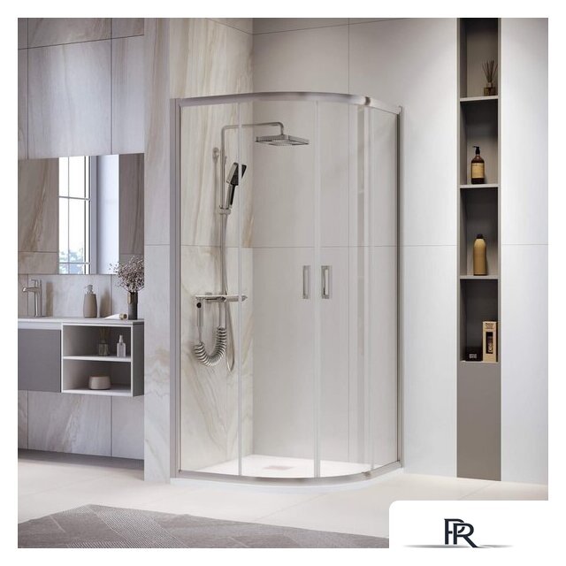 Душевой уголок RGW PA-52 03085288-11 80x80 (хром/прозрачное стекло) - Изображение №1 — Интернет-магазин ПроЗаказ
