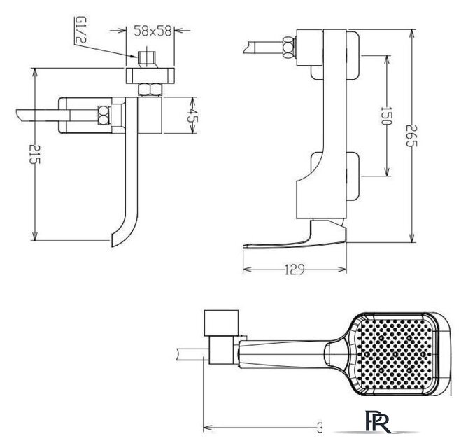Смеситель Raglo R02.30 - Изображение №2 — Интернет-магазин ПроЗаказ