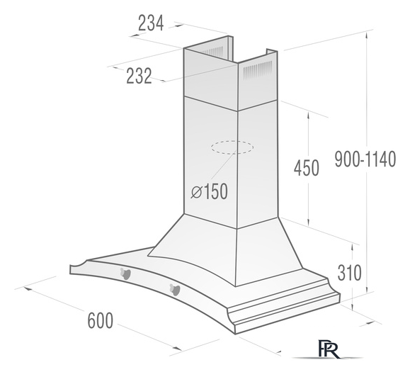 Кухонная вытяжка Gorenje DK63MCLB - Изображение №3 — Интернет-магазин ПроЗаказ