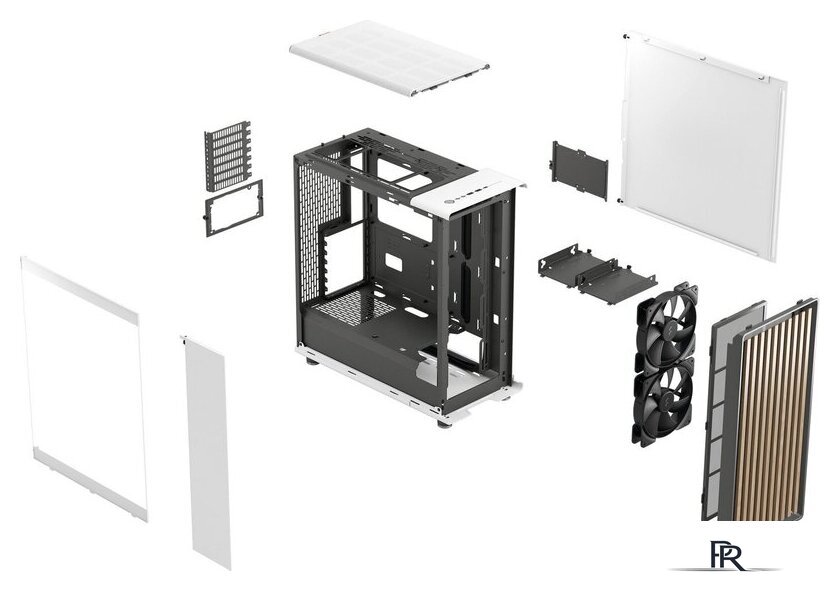 Корпус Fractal Design North Chalk White TG Clear FD-C-NOR1C-04 - Изображение №12 — Интернет-магазин ПроЗаказ