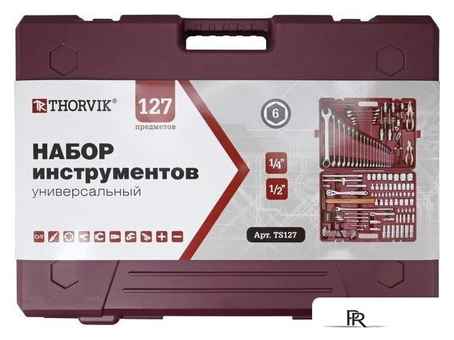 Набор домашнего мастера Thorvik TS127 (127 предметов) - Изображение №2 — Интернет-магазин ПроЗаказ
