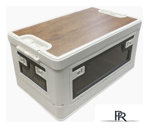 Органайзер для хранения Happy Home складной со столиком HH-014 60 л (белый) - Изображение №1 — Интернет-магазин ПроЗаказ