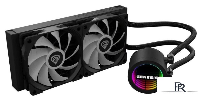 Система жидкостного охлаждения для процессора Genesis Hydria 240 ARGB NLG-2319 - Изображение №2 — Интернет-магазин ПроЗаказ