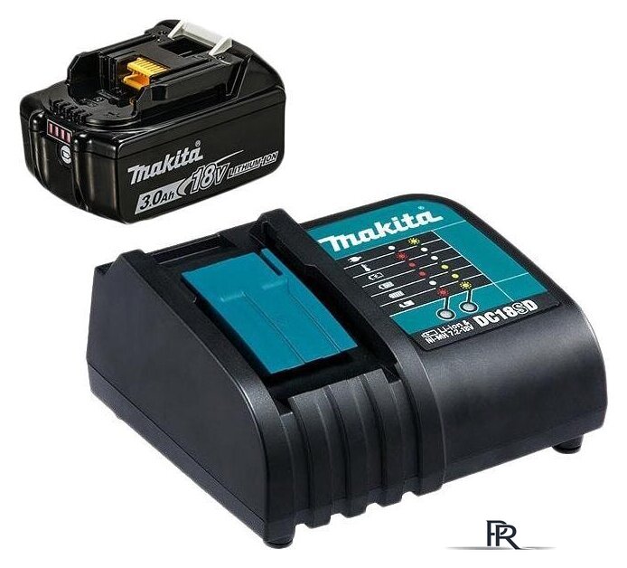 Аккумулятор с зарядным устройством Makita DC18SD + BL1830B (18В/3.0 Ah + 7.2-18В) - Изображение №1 — Интернет-магазин ПроЗаказ