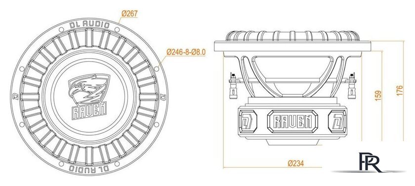 Автомобильная акустика DL Audio Raven 10 V.2 - Изображение №7 — Интернет-магазин ПроЗаказ