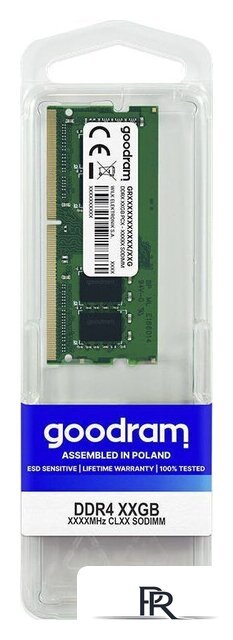 Оперативная память GOODRAM 16GB DDR4 SODIMM PC4-25600 GR3200S464L22S/16G - Изображение №2 — Интернет-магазин ПроЗаказ