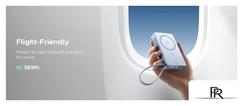 Внешний аккумулятор Ugreen MagFlow PB773 10000mAh (голубой) - Изображение №2 — Интернет-магазин ПроЗаказ