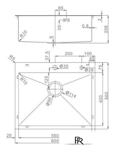 Кухонная мойка Raglo R701.6050.03 - Изображение №3 — Интернет-магазин ПроЗаказ