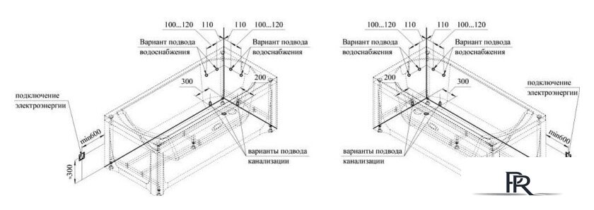 Ванна Radomir Николь 180x80 2-78-0-0-1-210Р (фронтальный, с каркасом) - Изображение №13 — Интернет-магазин ПроЗаказ