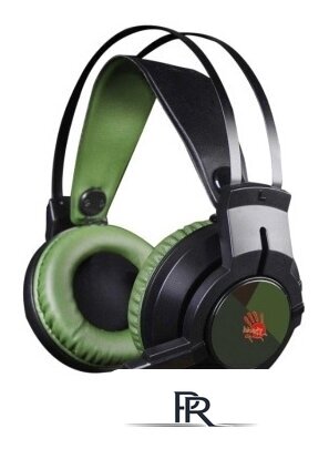Наушники A4Tech Bloody J450 (черный/зеленый) - Изображение №3 — Интернет-магазин ПроЗаказ