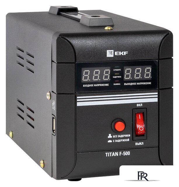 Стабилизатор напряжения EKF PROxima Titan F-500 - Изображение №1 — Интернет-магазин ПроЗаказ