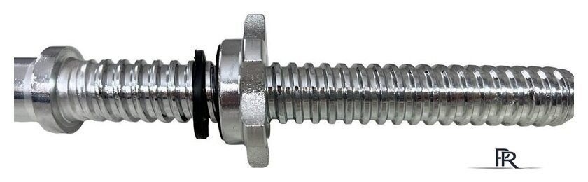 Гриф для штанги Atlas Sport EZ-образный хромированный, разборный EZ1260-25 D25 - Изображение №5 — Интернет-магазин ПроЗаказ