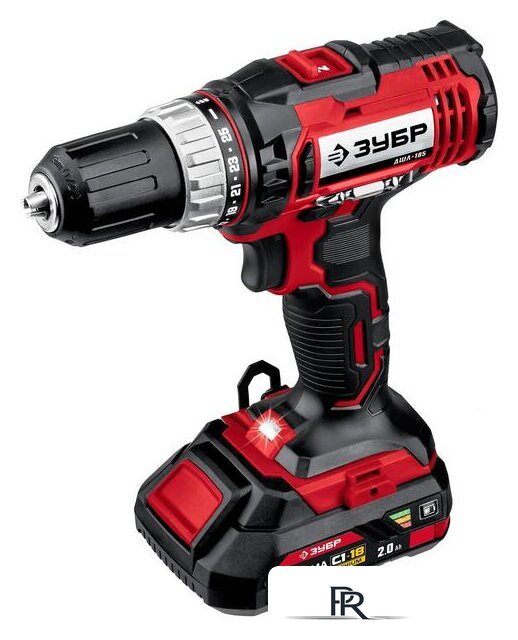 Дрель-шуруповерт Зубр Мастер ДШЛ-185-22 (с 2-мя АКБ, кейс) - Изображение №2 — Интернет-магазин ПроЗаказ