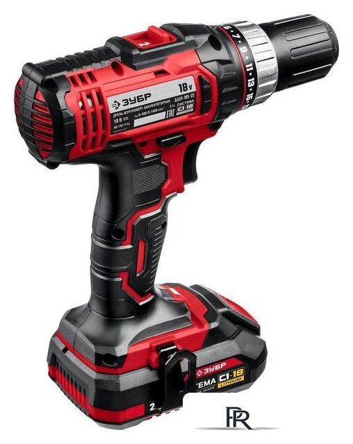 Дрель-шуруповерт Зубр Мастер ДШЛ-185-22 (с 2-мя АКБ, кейс) - Изображение №3 — Интернет-магазин ПроЗаказ