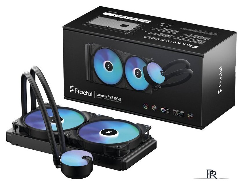 Система жидкостного охлаждения для процессора Fractal Design Lumen S28 RGB v2 FD-W-L1-S2812 - Изображение №7 — Интернет-магазин ПроЗаказ