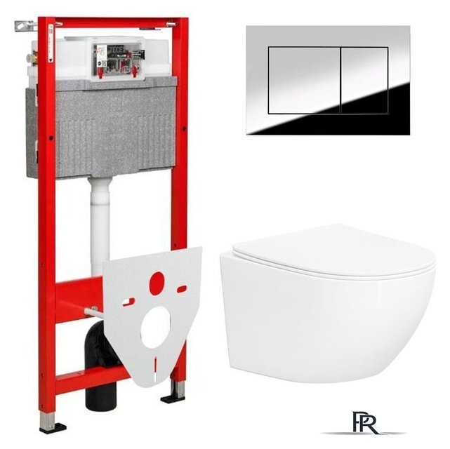 Унитаз подвесной Lauter Sulzdorf + TECE Kit 9400412 (белый с микролифтом) - Изображение №1 — Интернет-магазин ПроЗаказ