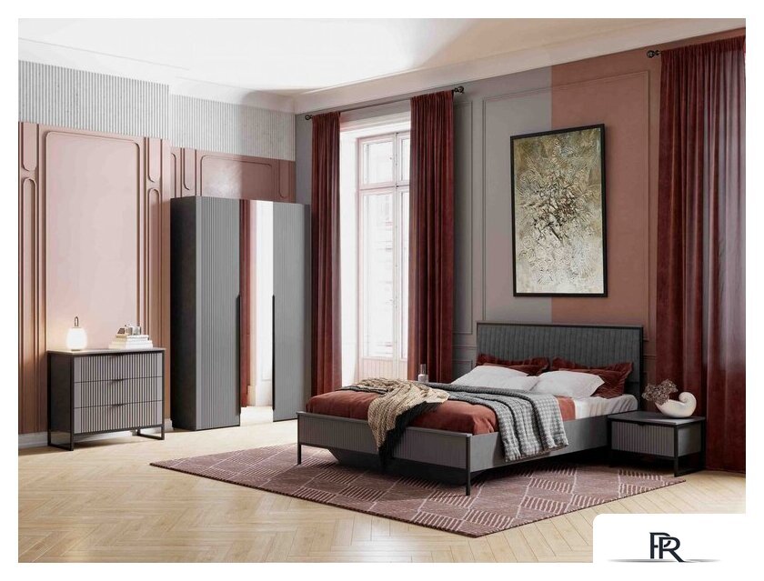 Тумба Мебельград Нора с ящиком (металл бруклин/графит) - Изображение №3 — Интернет-магазин ПроЗаказ