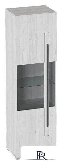 Шкаф-витрина Мебельград Ницца 1 дв (дуб винтерберг) - Изображение №1 — Интернет-магазин ПроЗаказ