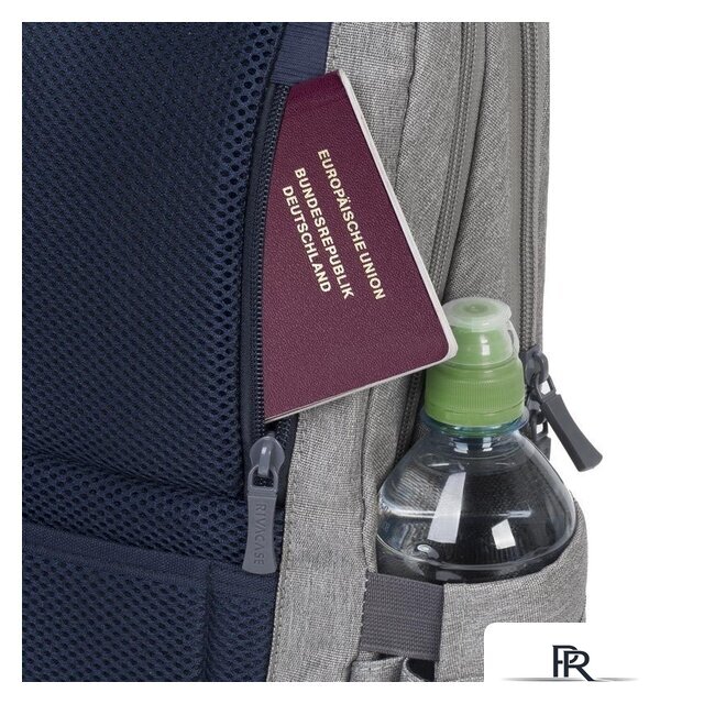 Городской рюкзак Rivacase 7760 (серый) - Изображение №6 — Интернет-магазин ПроЗаказ