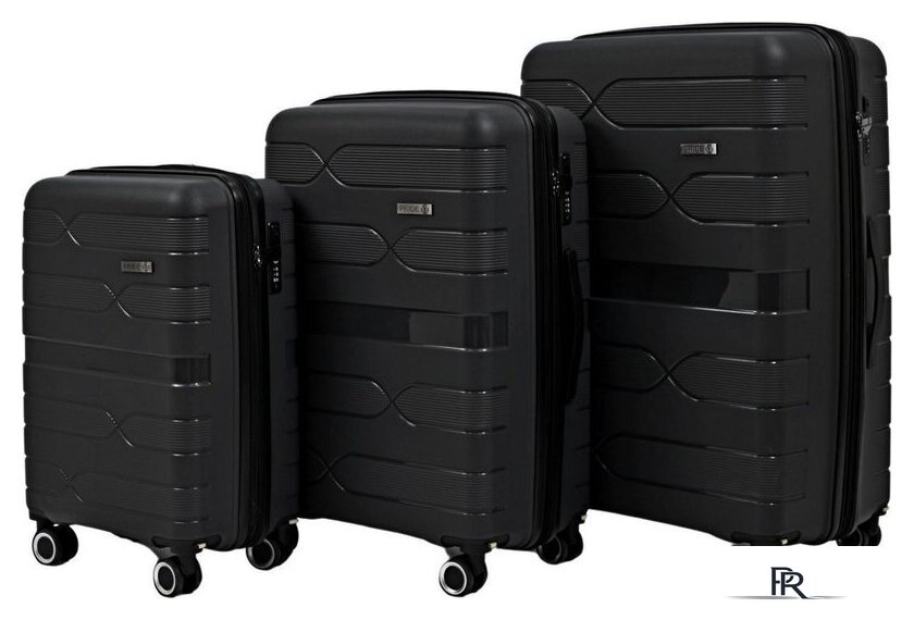 Чемодан-спиннер Pride РР-204 (M, черный) - Изображение №9 — Интернет-магазин ПроЗаказ