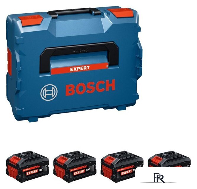 Набор аккумуляторов Bosch EXBA18V-55 1600A0373H (18В/4x5.5 Ah + кейс) - Изображение №1 — Интернет-магазин ПроЗаказ
