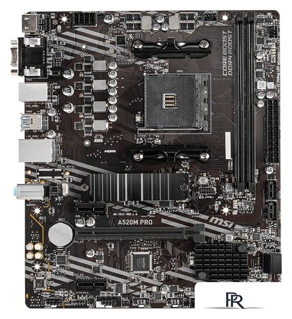 Материнская плата MSI A520M Pro - Изображение №1 — Интернет-магазин ПроЗаказ