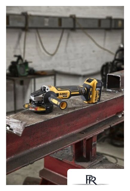 Угловая шлифмашина DeWalt DCG405P3 (с 3-мя АКБ, кейс) - Изображение №4 — Интернет-магазин ПроЗаказ