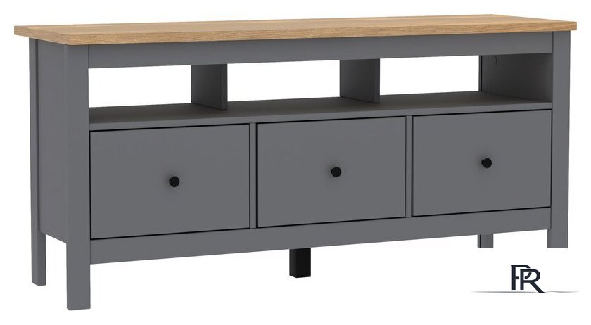 Тумба Mio Tesoro Сага 3 ящика 2.08.03.090.15 (серый/ясень) - Изображение №1 — Интернет-магазин ПроЗаказ