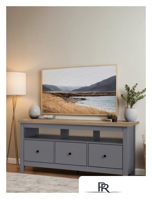 Тумба Mio Tesoro Сага 3 ящика 2.08.03.090.15 (серый/ясень) - Изображение №5 — Интернет-магазин ПроЗаказ