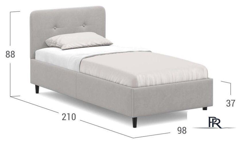 Кровать Moon Family 1253 К004724 90x200 - Изображение №8 — Интернет-магазин ПроЗаказ