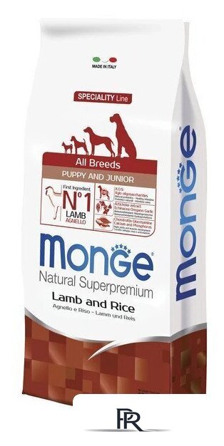Сухой корм для собак Monge Speciality Line Puppy & Junior Lamb&Rice (12 кг) - Изображение №2 — Интернет-магазин ПроЗаказ