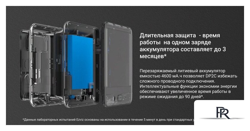 Видеоглазок Ezviz DP2C (серый) - Изображение №12 — Интернет-магазин ПроЗаказ