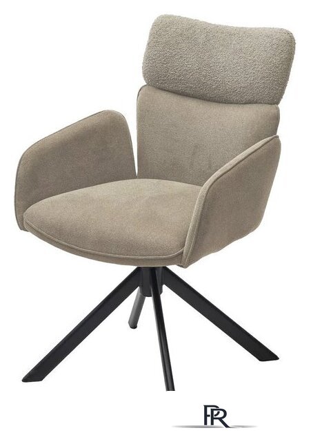 Стул M-City Леонардо 455M05728 (H-09 светло-серый велюр/черный) - Изображение №1 — Интернет-магазин ПроЗаказ