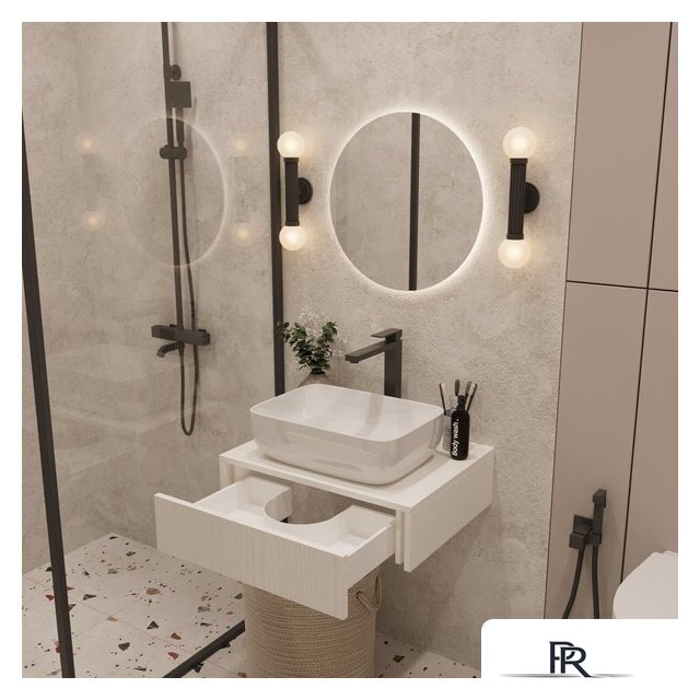  ЗОВ Тумба под умывальник Токио Премиум 60 TP60WWPTOC2 (белый) - Изображение №7 — Интернет-магазин ПроЗаказ