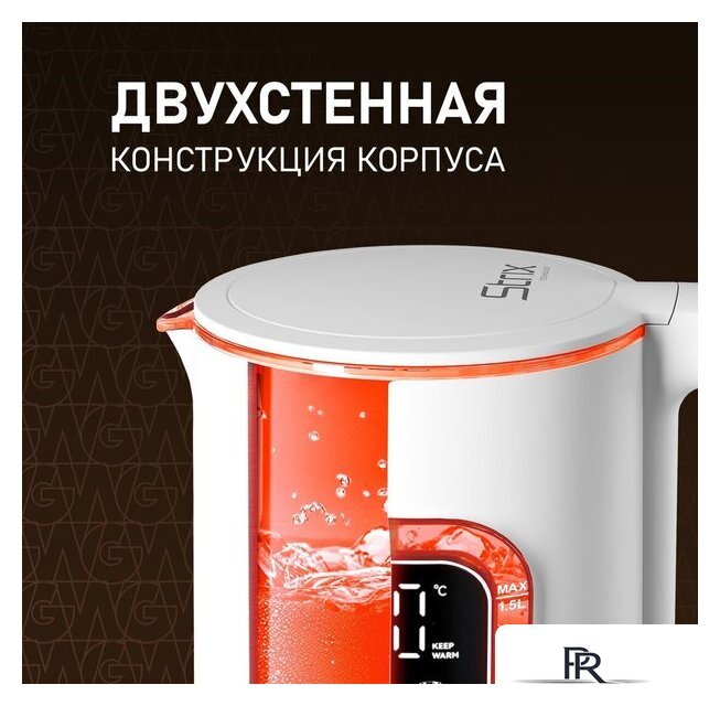 Электрический чайник Weissgauff WK 1500 Dw Touch BodyCool - Изображение №12 — Интернет-магазин ПроЗаказ