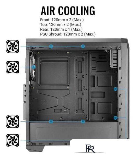 Корпус AeroCool Skyline-A-BK-v1 - Изображение №6 — Интернет-магазин ПроЗаказ