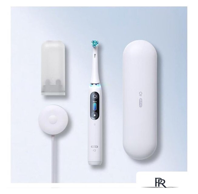 Электрическая зубная щетка Oral-B iO 8n (белый, 1 насадка) - Изображение №3 — Интернет-магазин ПроЗаказ
