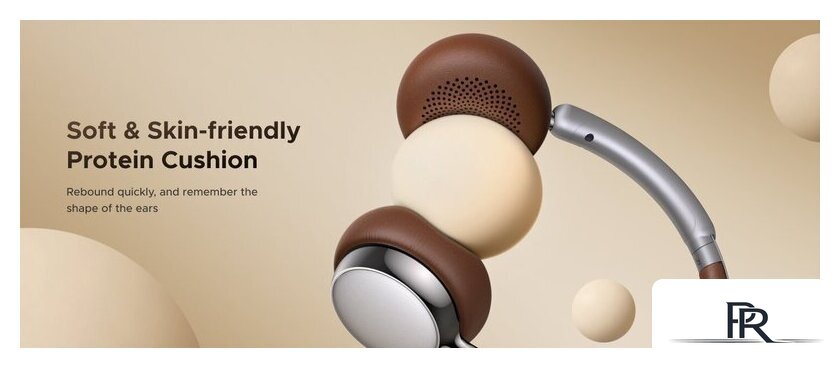 Наушники Ugreen Studio Plus HP207 (серебристый/коричневый) - Изображение №5 — Интернет-магазин ПроЗаказ