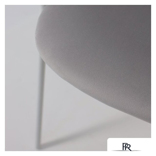 Стул с подлокотниками Алвест AV 433 (светло-серый бархат H-09/белый) - Изображение №13 — Интернет-магазин ПроЗаказ