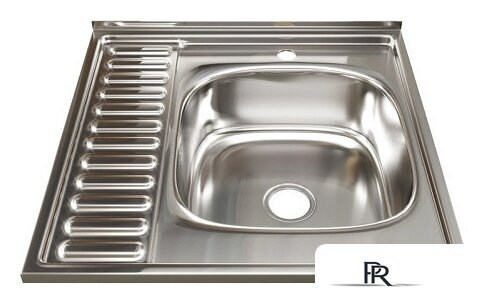 Кухонная мойка Mixline 528019 (полированная, 0.8 мм) - Изображение №1 — Интернет-магазин ПроЗаказ