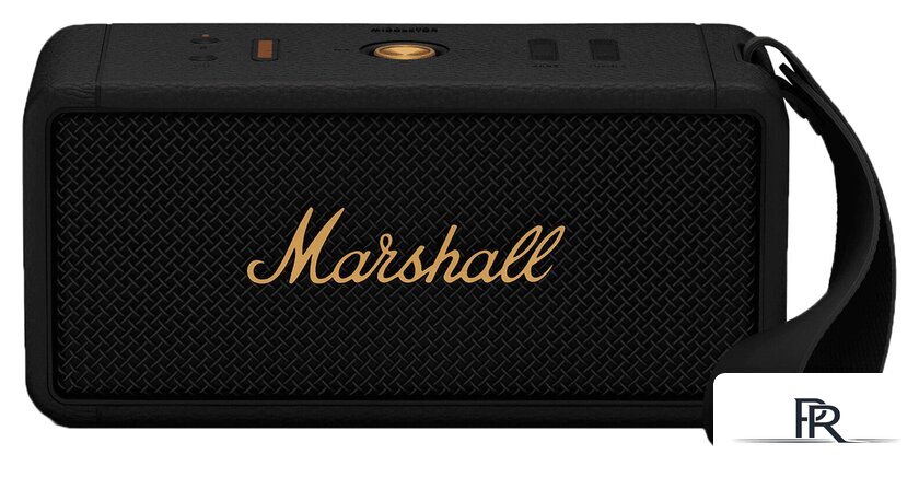 Беспроводная колонка Marshall Middleton (черный/латунь) - Изображение №1 — Интернет-магазин ПроЗаказ