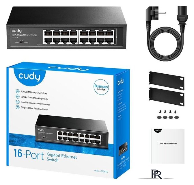 Неуправляемый коммутатор Cudy GS1016 4.0 - Изображение №4 — Интернет-магазин ПроЗаказ