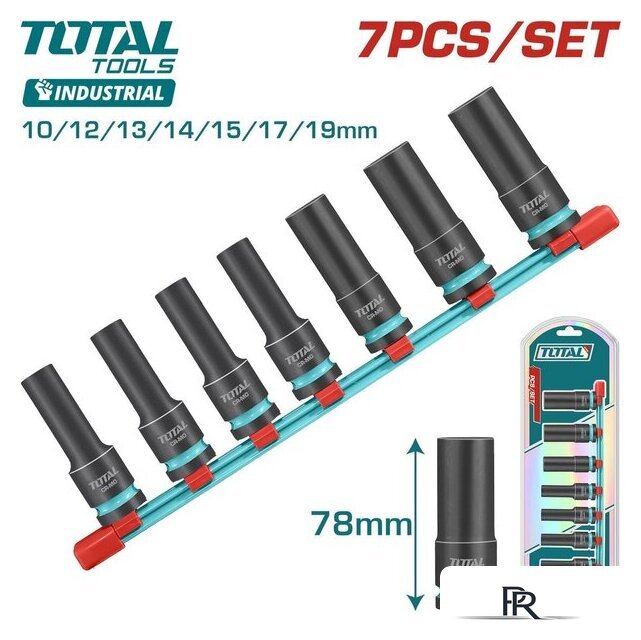 Набор головок слесарных Total THKISD12073L - Изображение №1 — Интернет-магазин ПроЗаказ